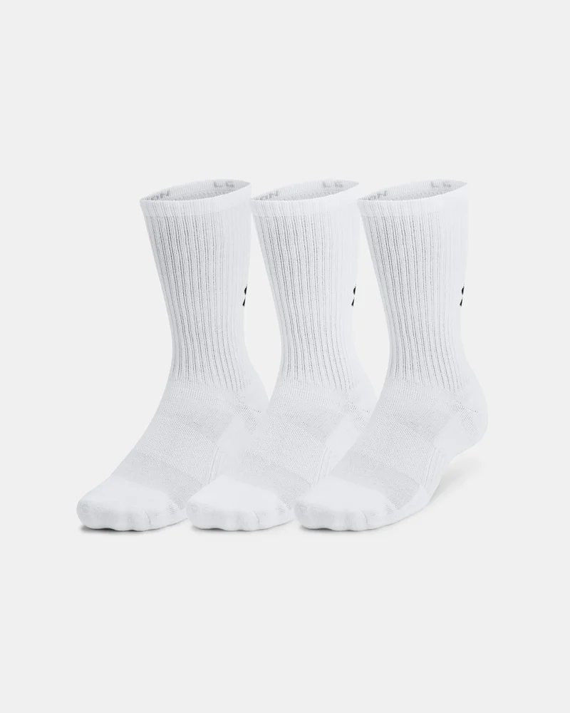 اندر ارمر جوارب كرو رياضية قطنية (3 أزواج)